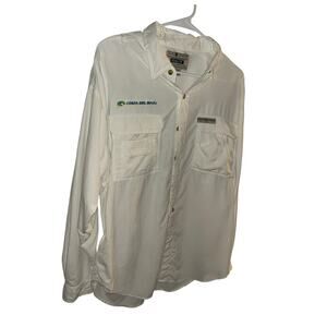 Hook & Tackle Costa Medium Air/X Fishing Gear Shirt White
